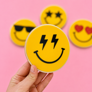 Emoji - lynøyne - Bilde 1
