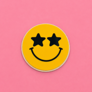 Emoji - stjerneøyne - Bilde 1